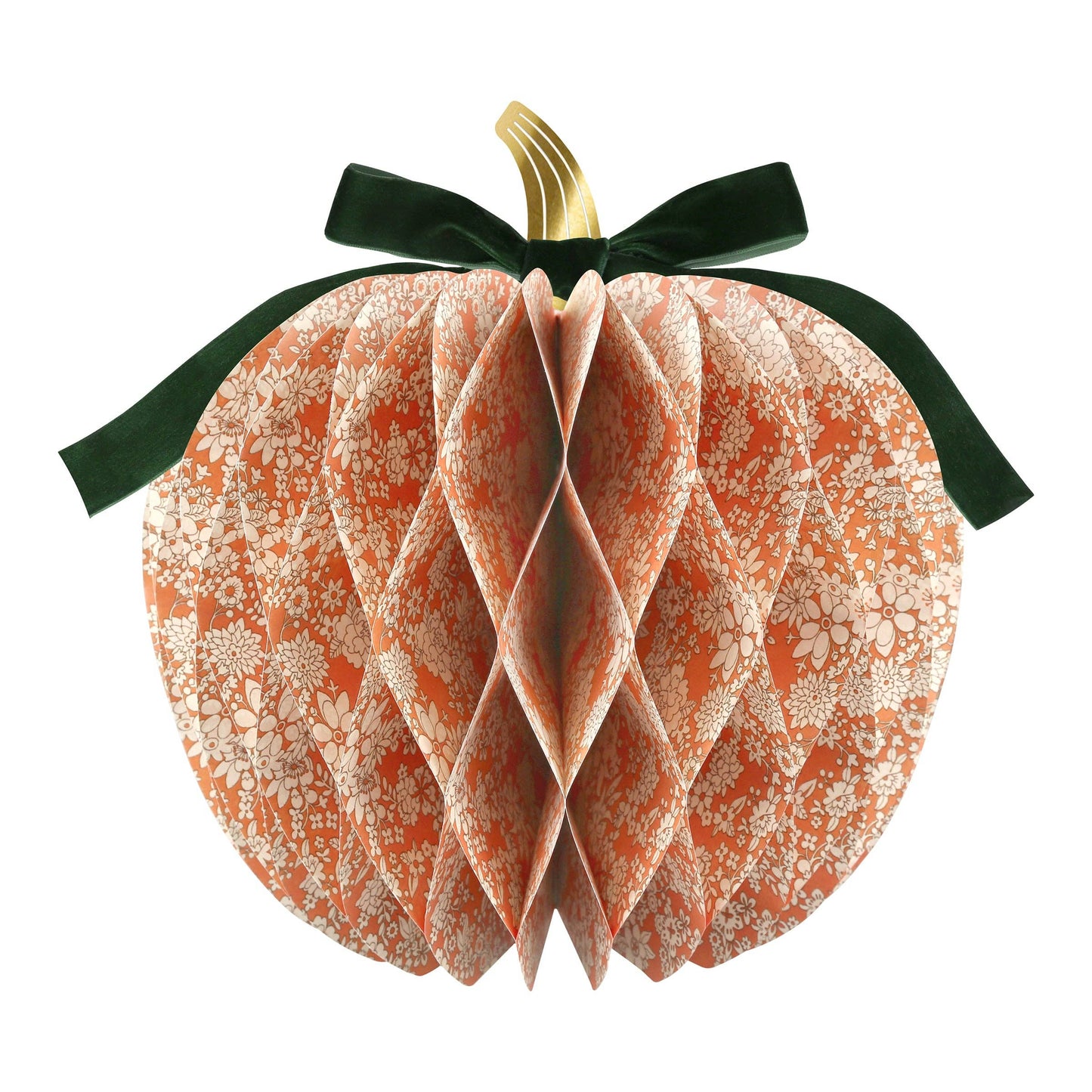 Meri Meri - Meri Meri x Liberty Paper Honeycomb Pumpkins