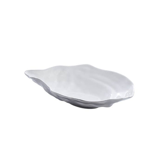 Large Silver Oyster Bowl