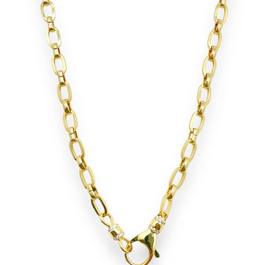 Gold Interlocking Chain