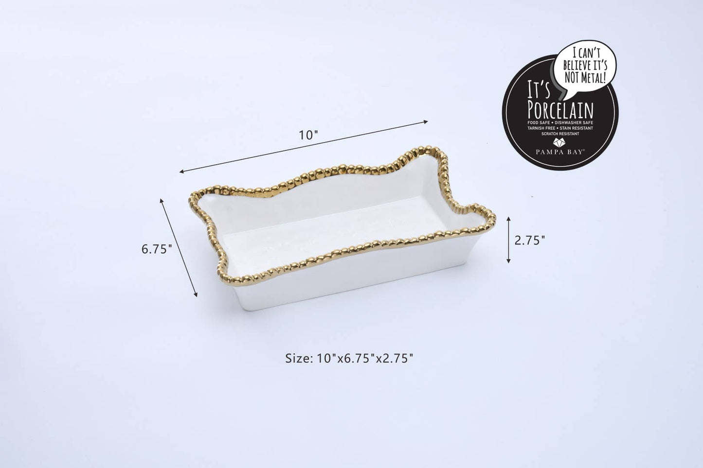 Salerno Gold Dinner Napkin/Guest Towel Holder