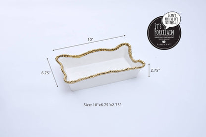 Salerno Gold Dinner Napkin/Guest Towel Holder