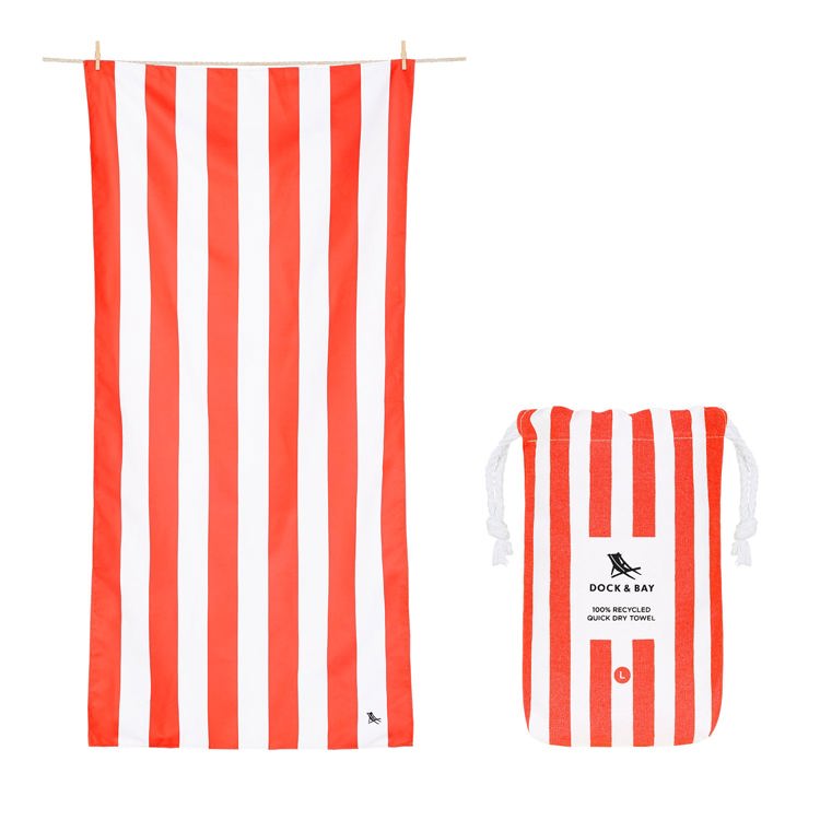 Waikiki Coral - Quick Dry Towels | Dock & Bay