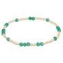 Hope Unwritten Bead Gemstone Bracelet - Green Onyx