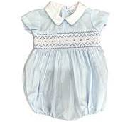 Lt Blue Geo Smock Bubble