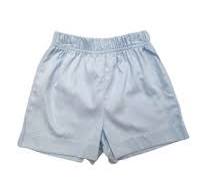 Blue Pique Short