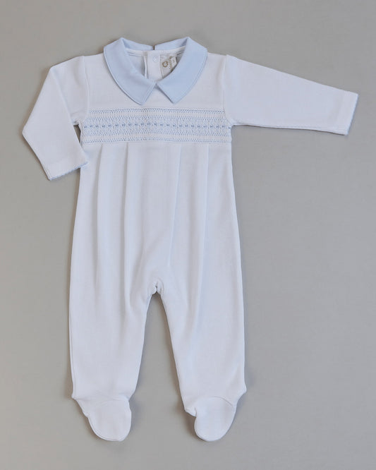 Renzi Footie - White/Blue