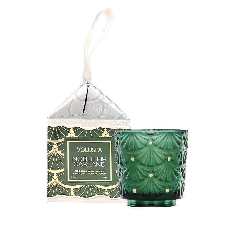 Noble Fir Garland Candle