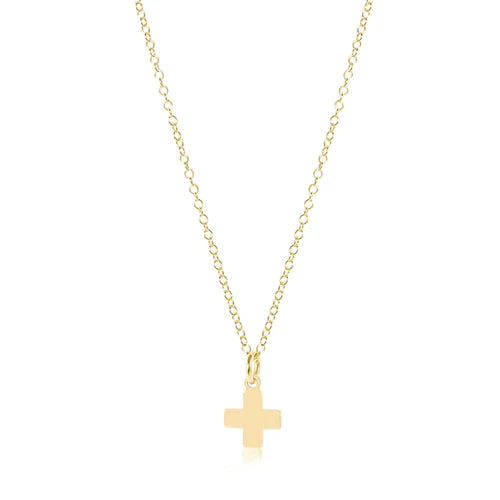 Egirl 14" Signature Cross Charm Necklace