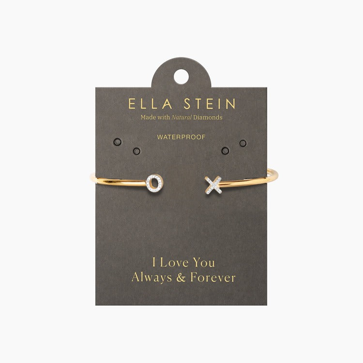 Gold Small  XO Flexi Cuff Bracelet