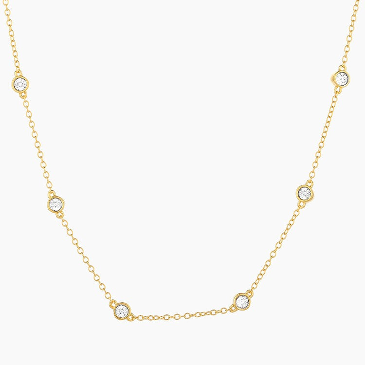 Gold In the Loop Chain Necklace