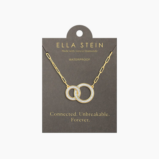 Gold  Forever Linked Pendant Necklace