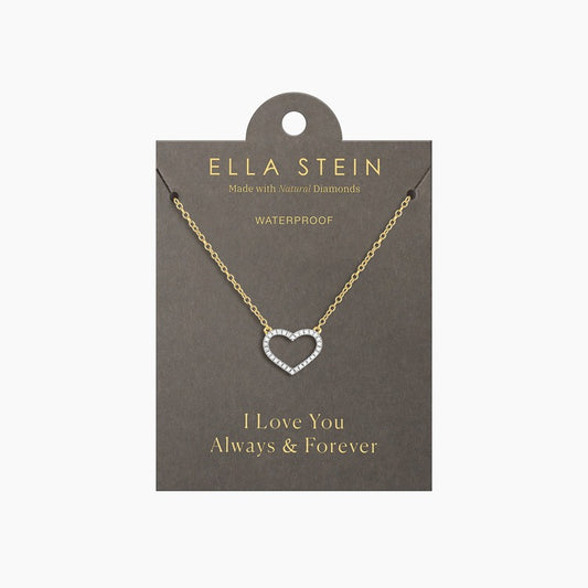 Gold  True Love Always Pendant Necklace