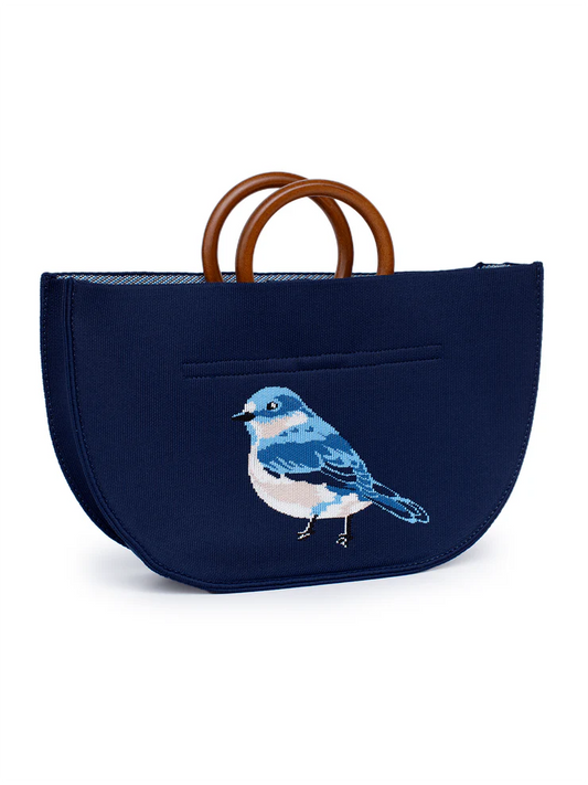 Evie handbag Blue Bird