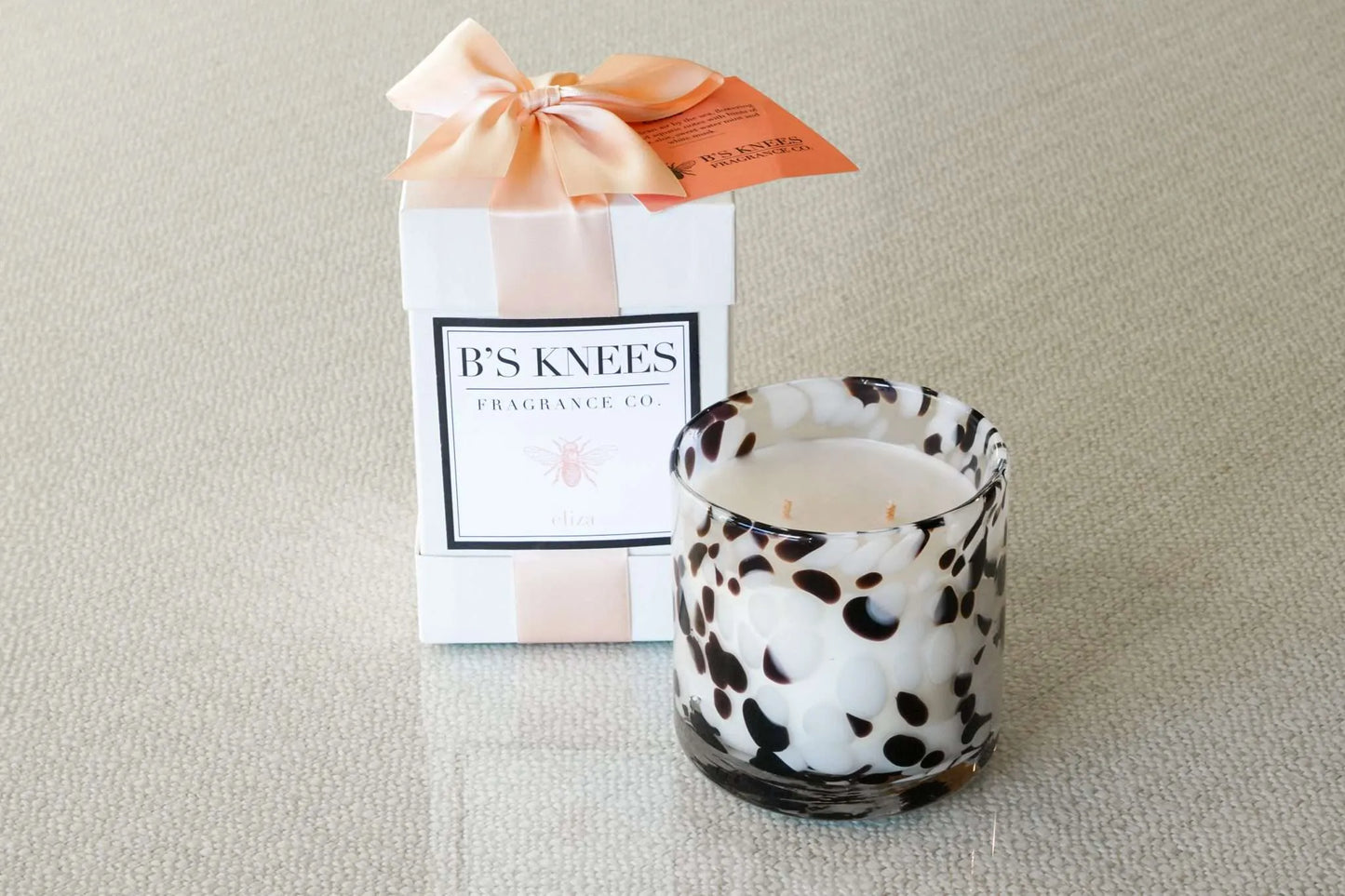 Eliza - 2-Wick White Tortoise