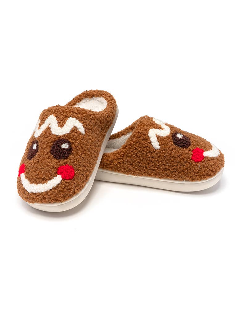 Indoor / Outdoor Slippers - Kids - Holiday - Gingerbread