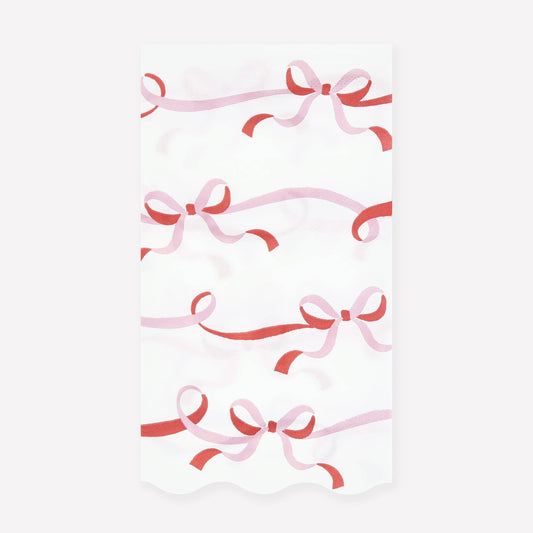 Meri Meri - Ribbon Bow Guest Towels