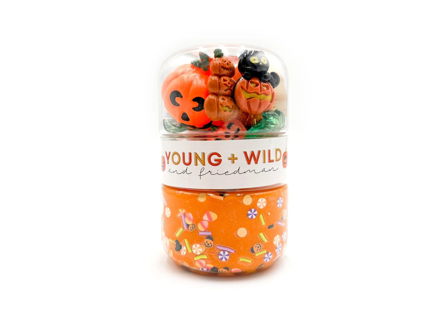 Grab & Go Dough Jar - Jack O Lantern - WS