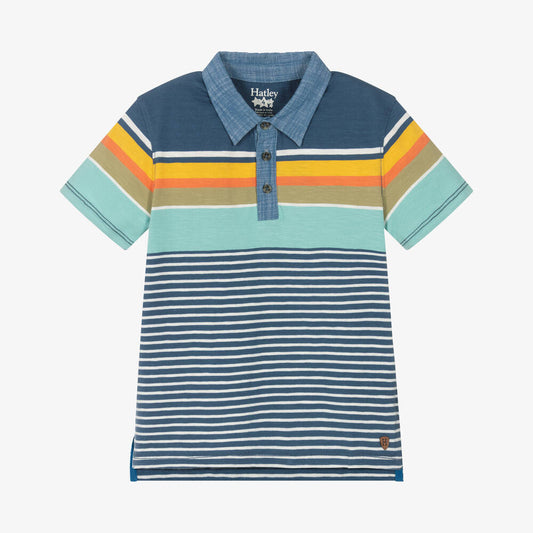 Nautical Stripes Polo Tee