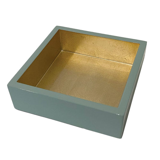 Celadon With Gold Lacquer Napkin Holder