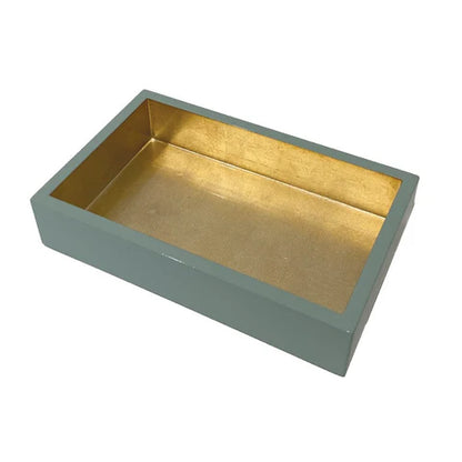 Celadon With Gold Lacquer Napkin Holder