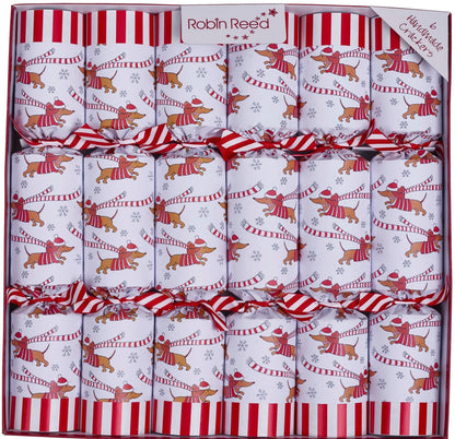 Racing Sausage Dog Party Crackers
