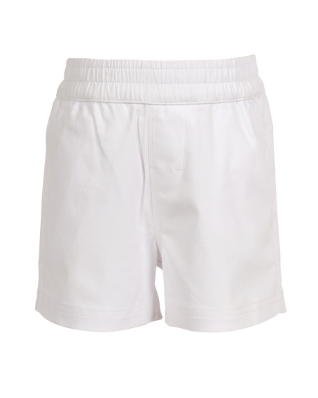 White Pull-On Shorts