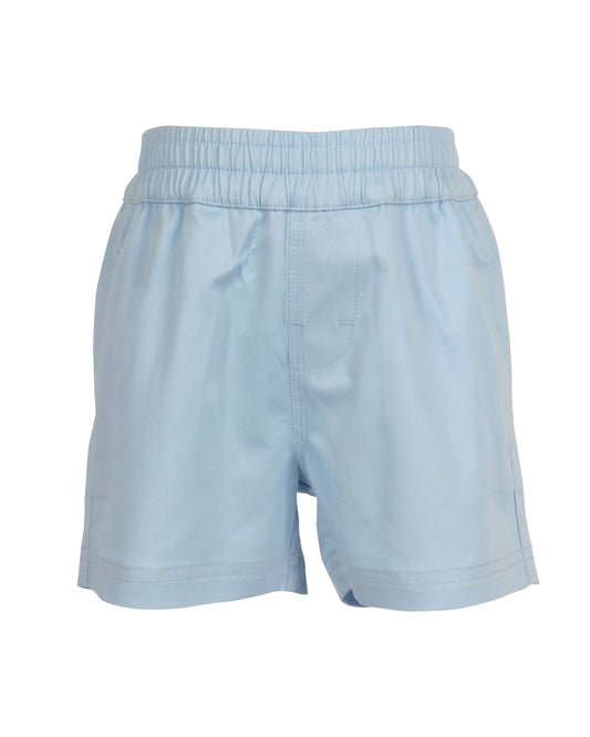 Light Blue Pull-On Shorts