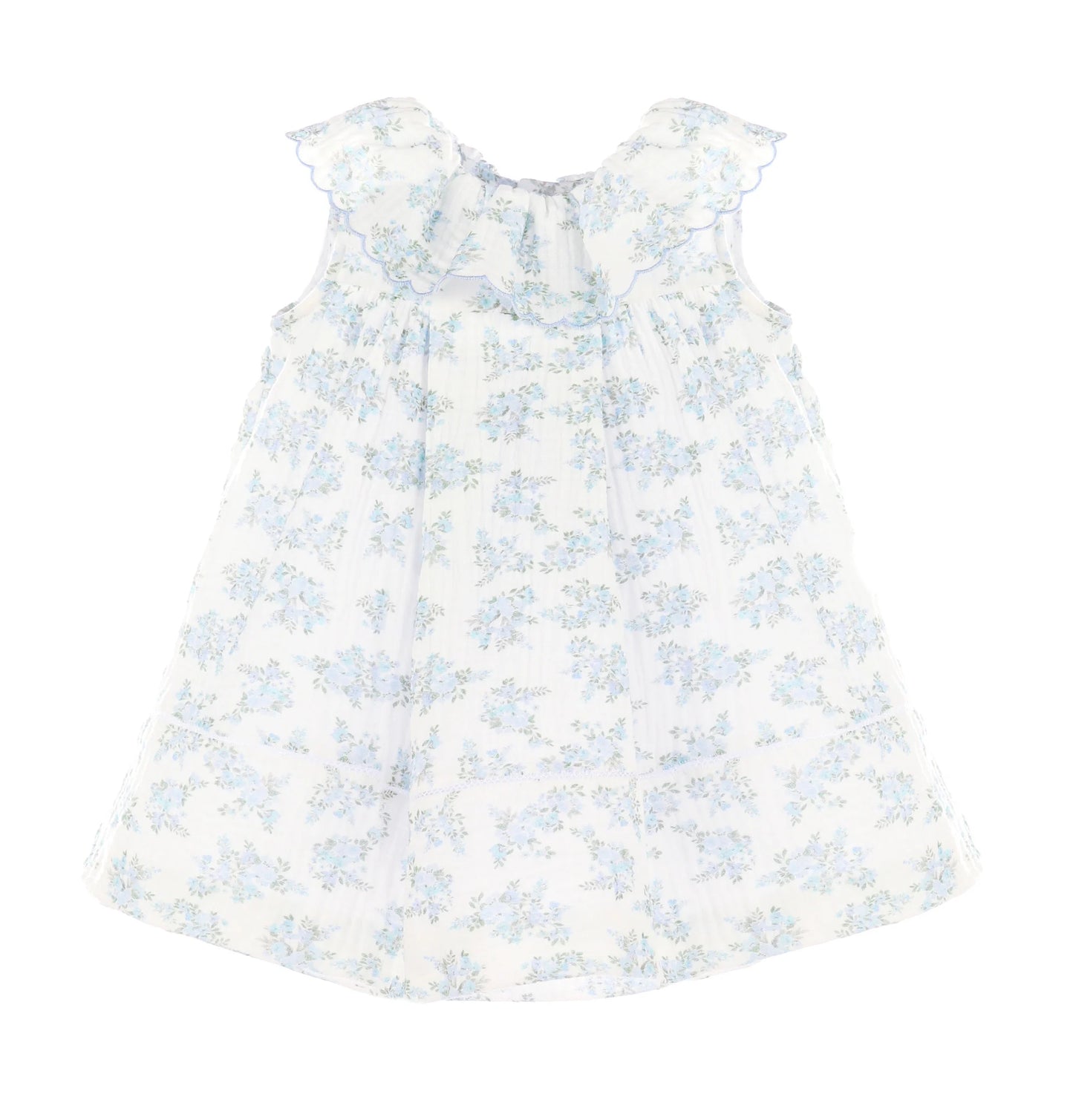 Lilac Floral Bluffs Ruffle Dress