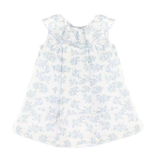 Lilac Floral Bluffs Ruffle Dress