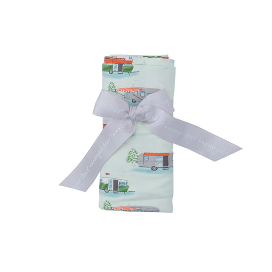 Vintage Campers Swaddle Blanket