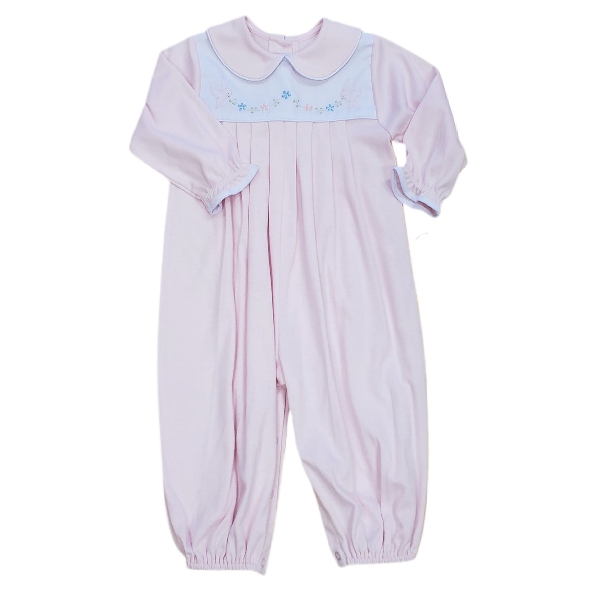 Pink Knit Longall with Bird
