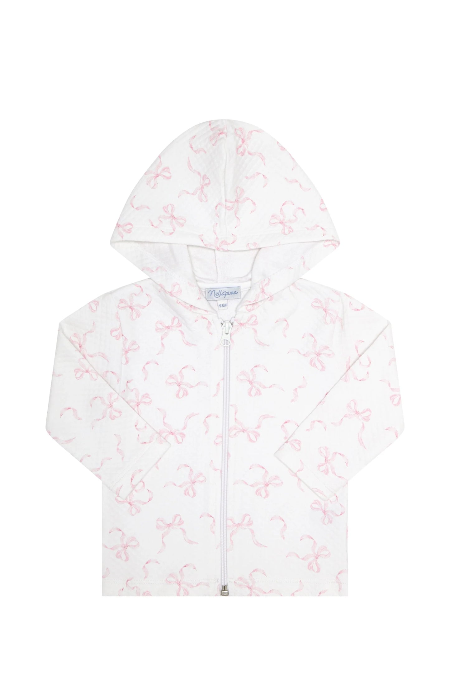 Charming Bows Print Jacquard Jacket