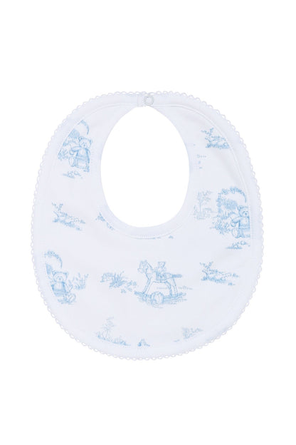 Toile Baby Bib