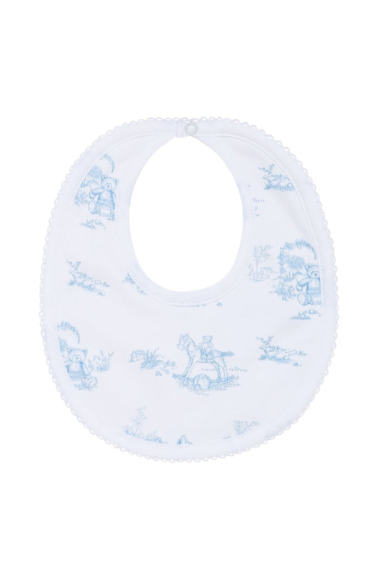 Toile Baby Bib