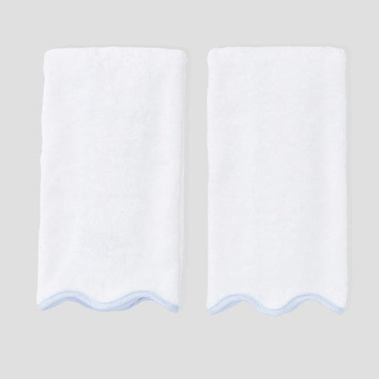 Weezie - Scallop Bath Hand Towels (Pair)