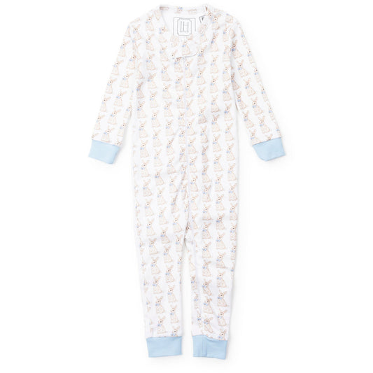 Parker Boys Zip PJ - Blue Bunny