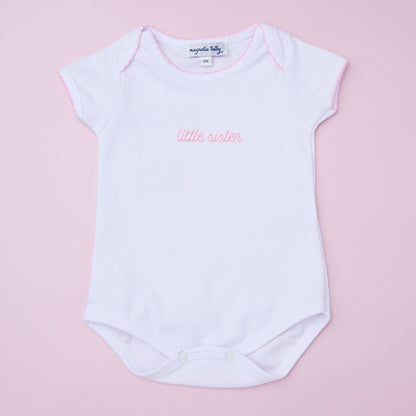 Little Sister Embroidered Bodysuit