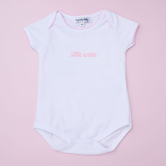 Little Sister Embroidered Bodysuit
