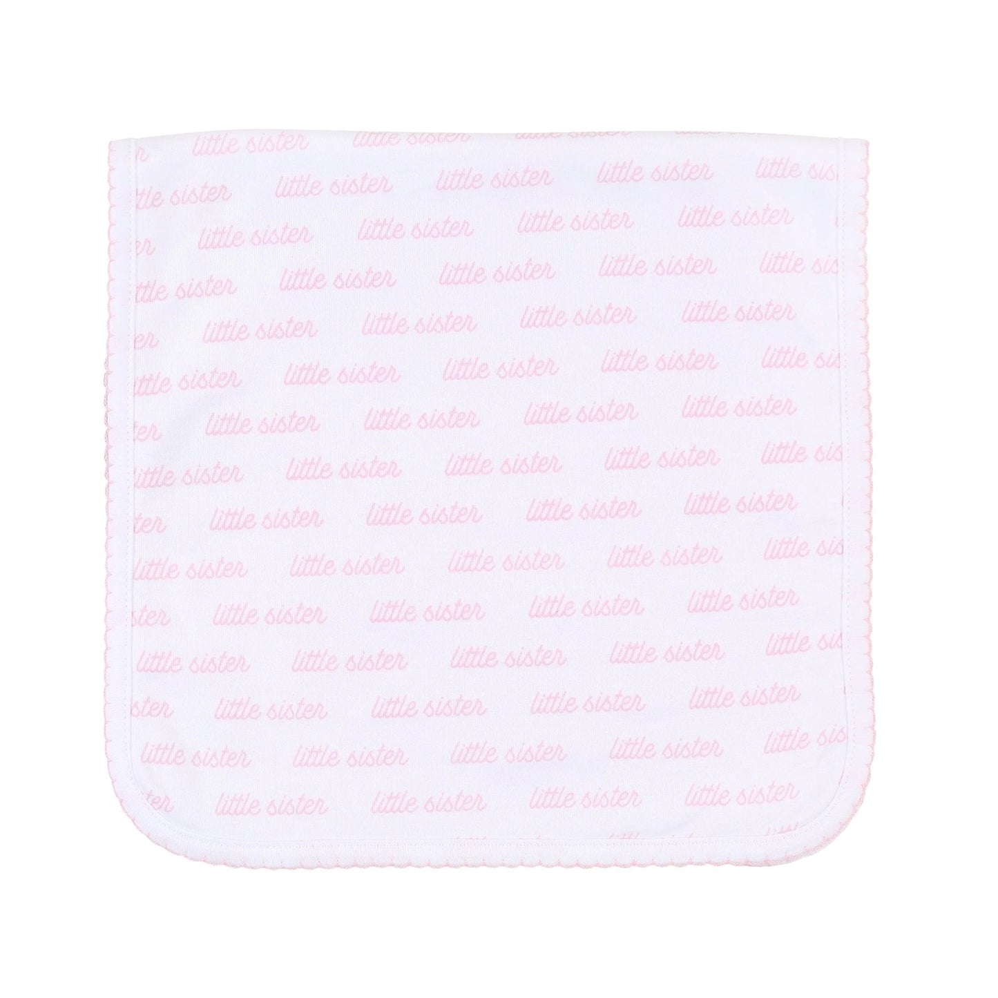 Little Sister Print Burp Cloth
