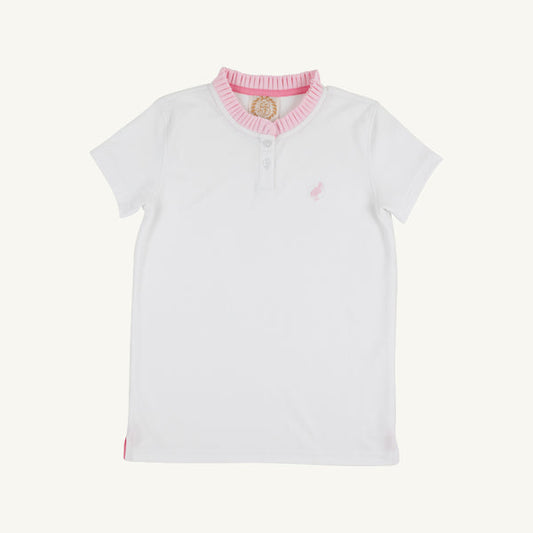 Little Miss Prim and Proper Polo - Puff Sleeve