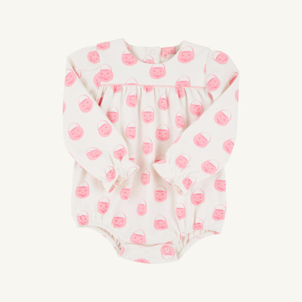 Long Sleeve Penny's Play Bubble - Pink Pumpkins