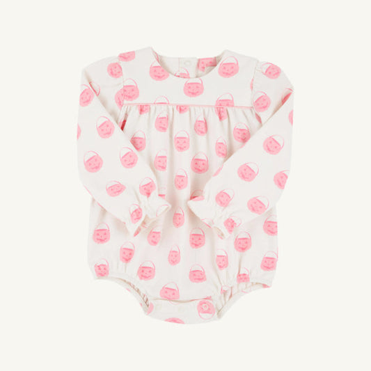 Long Sleeve Penny's Play Bubble - Pink Pumpkins
