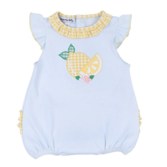 Lovely Lemons Applique Ruffle Flutters  Bubble