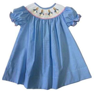 Peter Rabbit Smocked Bishop Dress