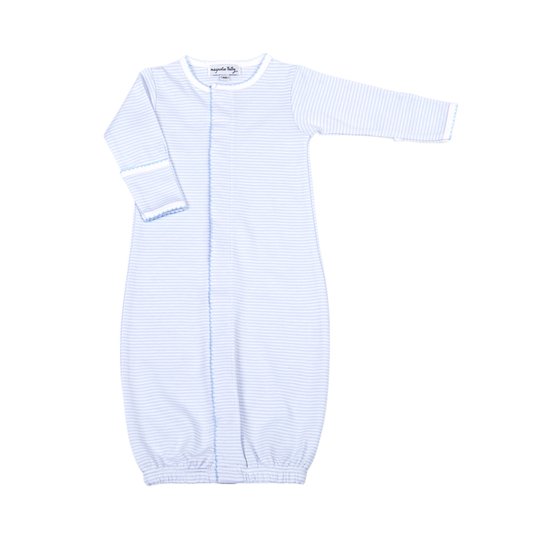 Mini Stripes Converter Gown- Blue