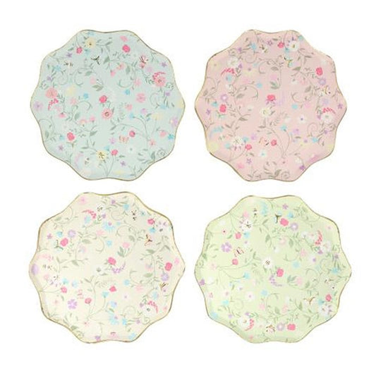 Meri Meri x LadurÃÂ©e Paris Floral Side Plates (x 8)