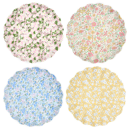 Meri Meri x Liberty Mixed Set Reusable Large Plate