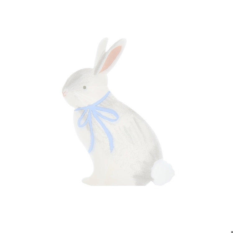 Bunny With Bow Napkins (x 16)