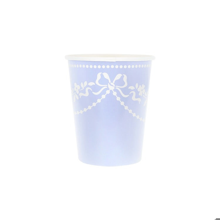 Rococo Blue Cups (x 8)