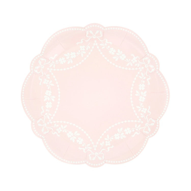 Rococo Pink Side Plates (x 8)